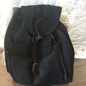 Mini backpack leather